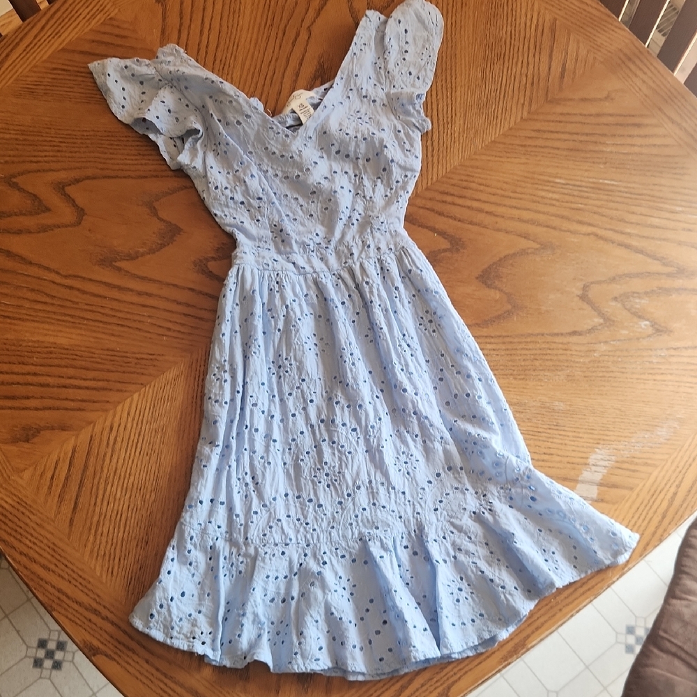 Jessica Simpson Blue Midi Dress